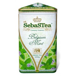 Herbata zielona Belgium Mint 100g SEBASTEA